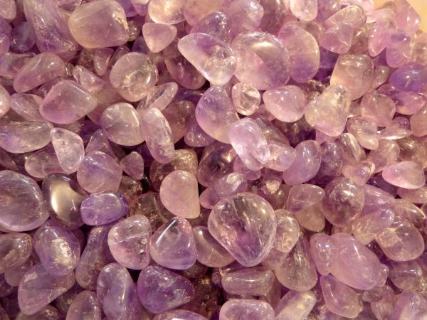 Amethyst Trommelstein, Sambia